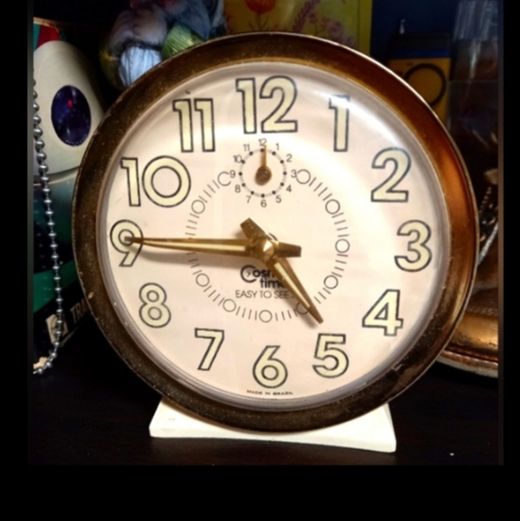 Mid Century Modern wind up clock - Picture 4 of 4